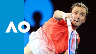 Novak Djokovic vs Daniil Medvedev second set tiebreak  Australian Open 2019 R4 [upl. by Izmar]