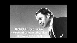 Dietrich FischerDieskau The complete quot4 verses of Captain Lebyadkin Op 146quot Shostakovich [upl. by Lateh]