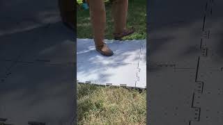 Temporary amp Portable Outdoor Tiles  Easy DIY Install [upl. by Caneghem]