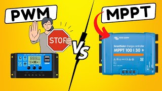 Régulateur de Charge Panneau Solaire PWM VS MPPT ➡️ Lequel choisir [upl. by Nytsyrk]