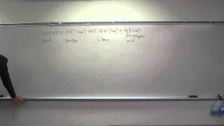 Predict the Net Direction of An AcidBase Reaction By Strength of Acids and Bases 001 [upl. by Ellesirg515]