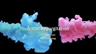 Echocardiographic Evaluation of Aortic Regurgitation [upl. by Cooperman876]