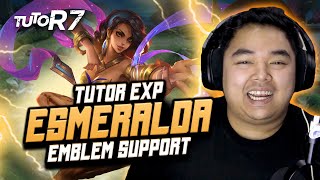 TUTORIAL ESMERALDA EXPLANE EMBLEM SUPPORT  BAGI ILMU GRATIS  TUTOR7 [upl. by Placida520]