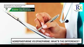 Norepinephrine Vs Epinephrine Whats The Difference [upl. by Asseret]