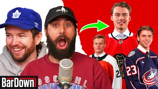 8 QUESTIONS AFTER THE 2023 NHL DRAFT  BARDOWN PODCAST [upl. by Ailecra]