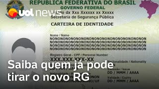 Novo RG Saiba quem já pode tirar o documento no Brasil [upl. by Ylurt900]