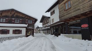 Wintereinbruch in Oberstdorf [upl. by Serdna]