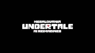 Undertale Megalovania but its reimagined by AI Remix [upl. by Airdnat]