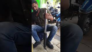 Shock Absorber Oil  ChangePrasannagarageyoutube chanalNagaraju [upl. by Chrysler]