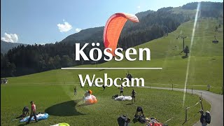 Webcam Kössen – Viel los am Landeplatz 😉 [upl. by Nicodemus]