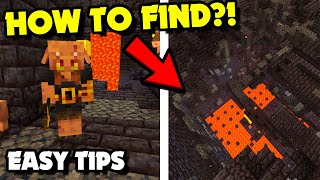 How to Find PIGLIN BASTIONS in The Nether in Minecraft 120 Easy Tips to Help You Very Easy [upl. by Naxor401]