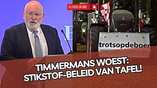 Timmermans W0EST De boeren winnen stikstofbeleid van tafel [upl. by Einotna]