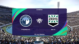 Pyramids FC vs ZED FC 30082024 Final EGYPT CUP PES 2021 [upl. by Harelda935]