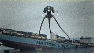 Tripod Spotted at Sea found footage [upl. by Nomahs]