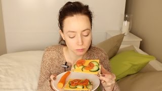 ASMR Eating Sounds  Crispbread With Vegan Cheese [upl. by Wivinah]