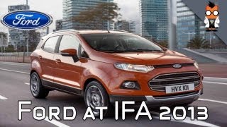 FORD Sync AppLink Limited Edition EcoSport amp More at IFA 2013 [upl. by Concoff]