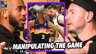 Chris Paul and JJ Redick Fascinating Debate About Manipulating The Game [upl. by Coppock56]