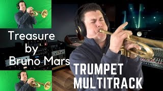 Treasure Bruno Mars Original Trumpet Multi Track [upl. by Roarke]