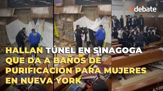 Hallan túnel en sinagoga que da a baños de purificación para mujeres en Nueva York [upl. by Malcom]