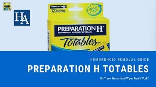 Preparation H Totables Hemorrhoidal Wipes Reviews  Do Travel Hemorrhoid Wipes Really Work [upl. by Tcideneb501]