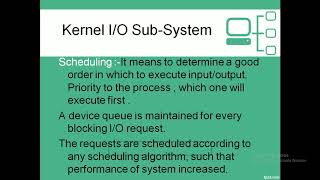 Kernel Input Output subsystem [upl. by Morrie107]