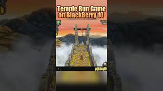 Temple Run Game on BlackBerry 10 🏃‍♂️💨👟 [upl. by Siloam861]