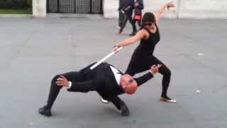 Silviu Caraba Frozen Dance at Trafalgar Square [upl. by Brodsky]