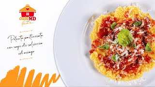 Polenta pasticciata con ragù di salsiccia e asiago  La ricetta di Casa MD [upl. by Modesta]