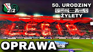 OPRAWA LEGIA  50 Urodziny ŻYLETY Legia 22 Warta 25112023 Legia TV [upl. by Aisiat]