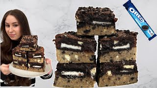 How To make Giant Oreo Brookies [upl. by Nirroc]