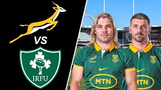 SPRINGBOKS Lineup Prediction vs IRELAND South Africa vs Ireland 2nd Test 2024 [upl. by Samantha]