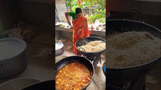 Fried rice aloo dum recipe home delivery order  food villgefood recipe cooking homedelivery [upl. by Reinold]