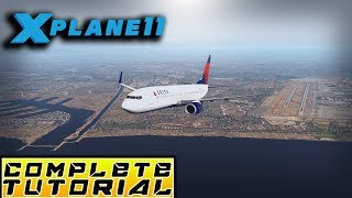 XPlane 11  Complete Tutorial BegineerProfessional  B 737800 KLAS ✈ KLAX [upl. by Linis]