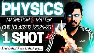 Magnetism amp Matter Detailed Oneshot  PYQ Chapter 5 Class 12 Physics CBSE 202425 🔥 cbse [upl. by Ailisab]