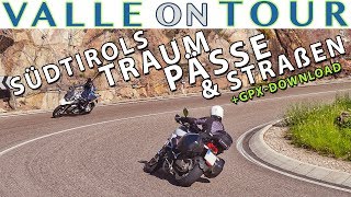 Südtirol Motorrad Tour  die schönsten Pässe und Straßen der Dolomiten [upl. by Oibirot]