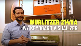 A Piece of Piano History  Wurlitzer 214VA w Keyboard Visualizer [upl. by Tristan]