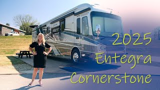 Luxury RV Tour – 2025 Entegra Cornerstone – Class A Diesel Motorhome [upl. by Selinda]