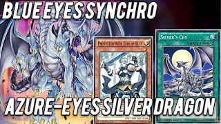 YuGiOh Duel Links  BlueEyes Synchro AzureEyes Silver Dragon [upl. by Ecinev]