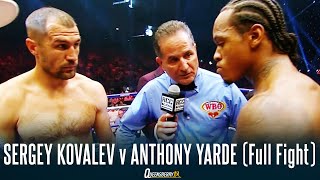 Sergey Kovalev v Anthony Yarde Full Fight  WBO World Light Heavyweight Title  August 2019 [upl. by Elohcin]