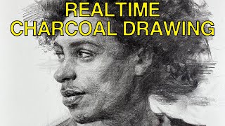 Realtime Charcoal Drawing 117 [upl. by Fontes]