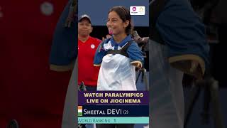 The Crowd Goes Wild as Sheetal Devi Takes the Stage  Paralympics Archery Highlights  JioCinema [upl. by Yedorb]