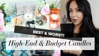 BEST amp WORST  Luxe  Budget Candles [upl. by Kitchen]