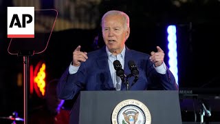 Biden celebrates Juneteenth holiday at the White House [upl. by Yssis]