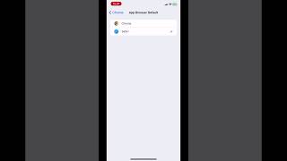 Cara Mengubah Default Browser Safari ke Google Chrome shorts [upl. by Animor]