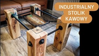 INDUSTRIALNY stolik kawowy  Industrial COFFEE TABLE [upl. by Schacker]