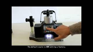 Digital Magnetic Brinell amp Rockwell Hardness Tester PHBR200 Operation Video [upl. by Charteris]