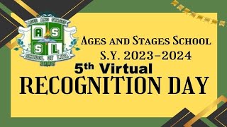 AGES AND STAGES SCHOOLquotS 5TH VIRTUAL RECOGNITION  ONLINE DEPARTMENT [upl. by Drogin]