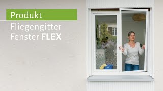 Fliegengitter Fenster FLEX – Der extra dünne Insektenschutz insektenstopnet [upl. by Weinhardt]