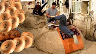 Legendary SAMARKAND Breads  How to bake 12000 loaves of bread a day [upl. by Adev]