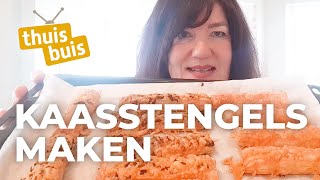 Kaasstengels maken  ThuisKoken [upl. by Ayahsey714]